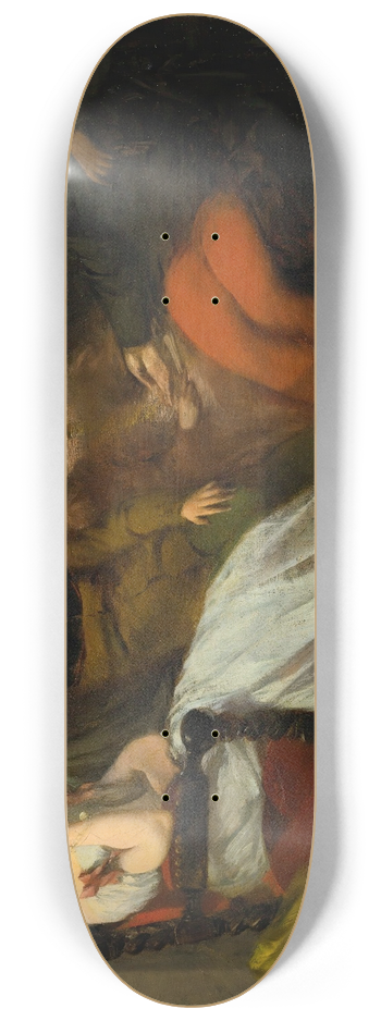 Adolphe Monticelli - Conversation Daprs Diner 8.25 inch art skate deck