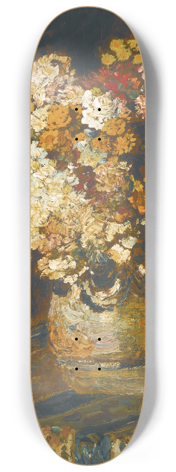 Adolphe Monticelli - Fleurs Diverses 8.25 inch art skate deck