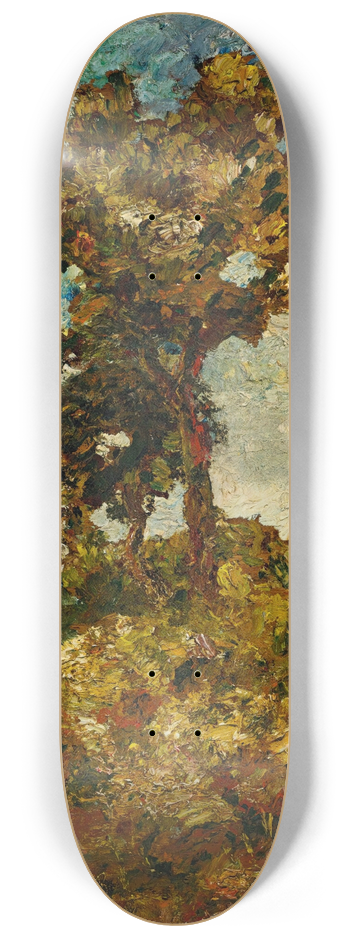 Adolphe Monticelli - Les Arbres 8.25 inch art skate deck