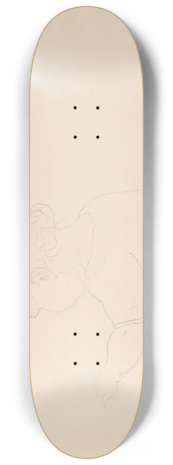 Adolph Tidemand - Barn sett bakfra 8.25 inch art skate deck
