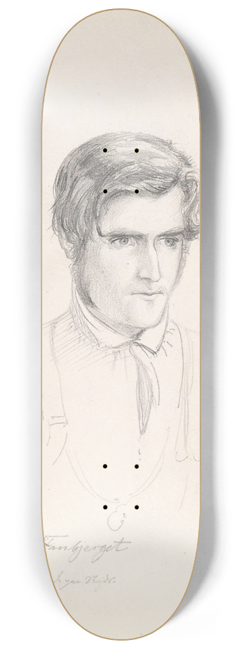 Adolph Tidemand - Even Fanbjerget 8.25 inch art skate deck