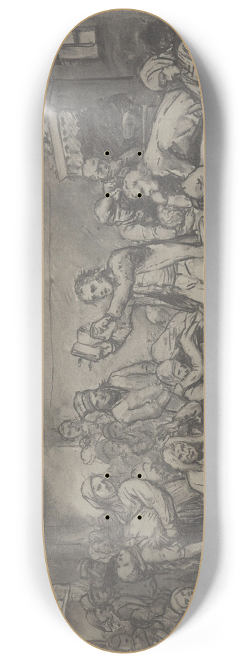 Adolph Tidemand - Fanatikere 8.25 inch art skate deck