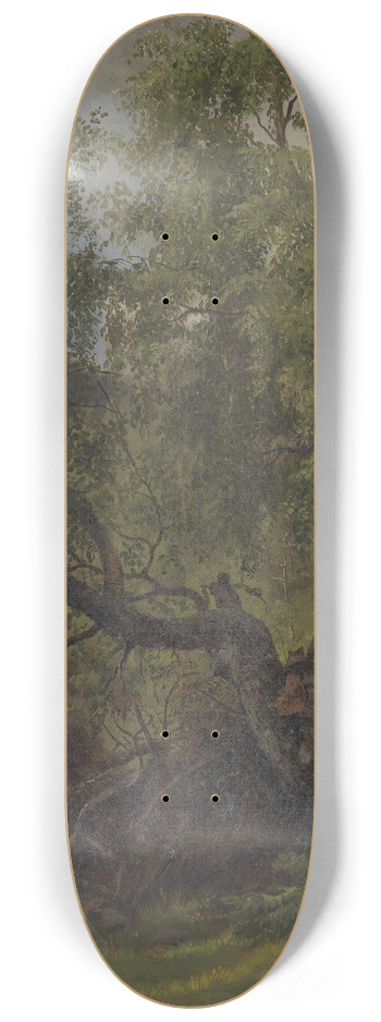 Adolph Tidemand - Forest Study from Numedal 8.25 inch art skate deck