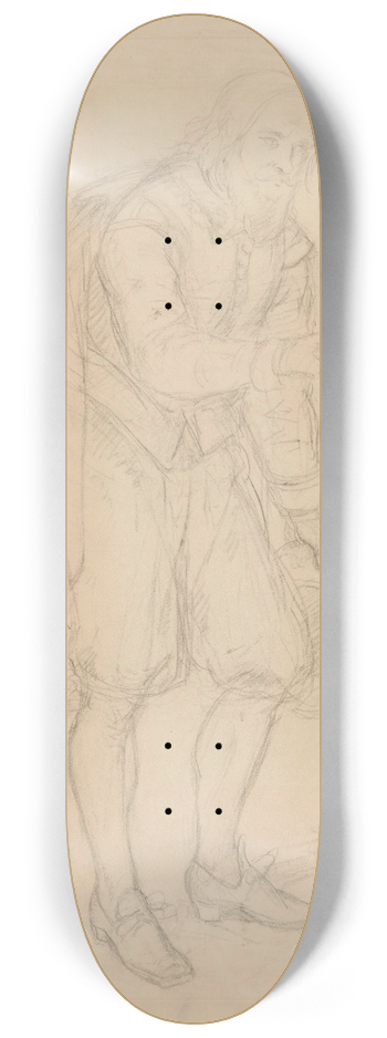 Adolph Tidemand - Hoffmann som overrekker et brev 8.25 inch art skate deck