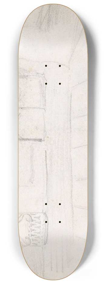 Adolph Tidemand - Interir 8.25 inch art skate deck