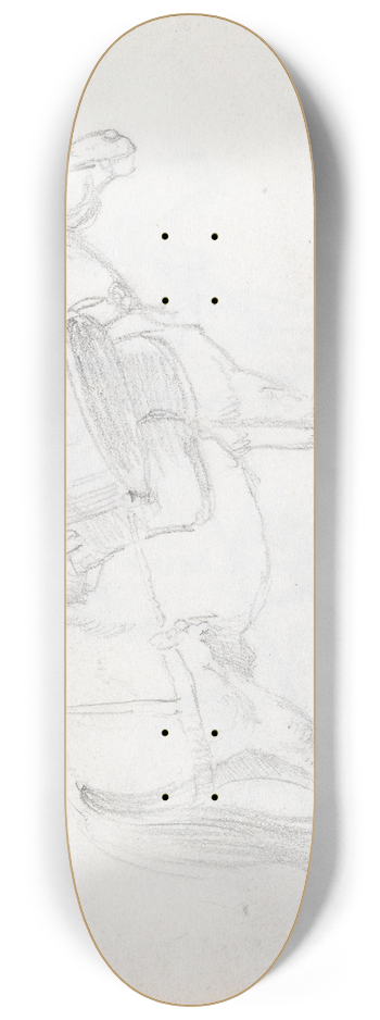 Adolph Tidemand - Pakkhest 8.25 inch art skate deck