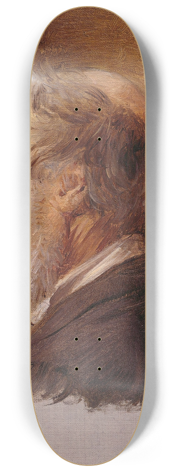 Adolph Tidemand - Portrait of Simon Toldstad. Study 8.25 inch art skate deck