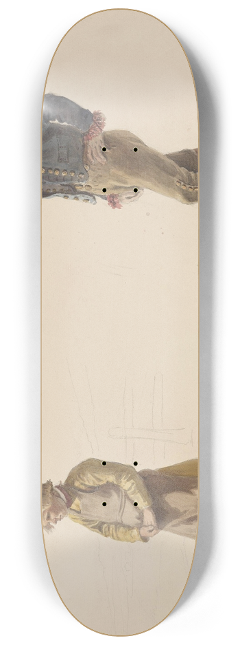 Adolph Tidemand - To gutter, Dalarne 8.25 inch art skate deck