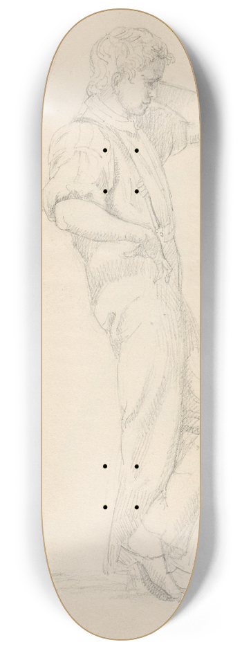 Adolph Tidemand - Ung mann 8.25 inch art skate deck