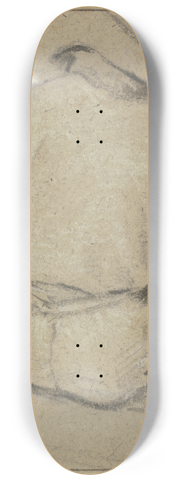 Adriaen van Ostade - Sitzender Bauer in Rckenansicht 8.25 inch art skate deck