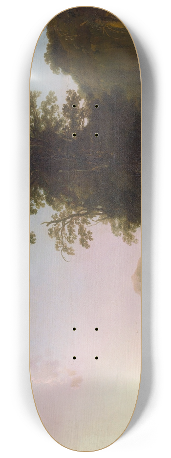 Aelbert Cuyp - Landscape with the Flight into Egypt 8.25 inch art skate deck