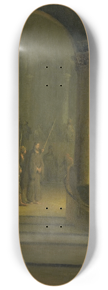 Aert de Gelder - Christ before Caiphas 8.25 inch art skate deck