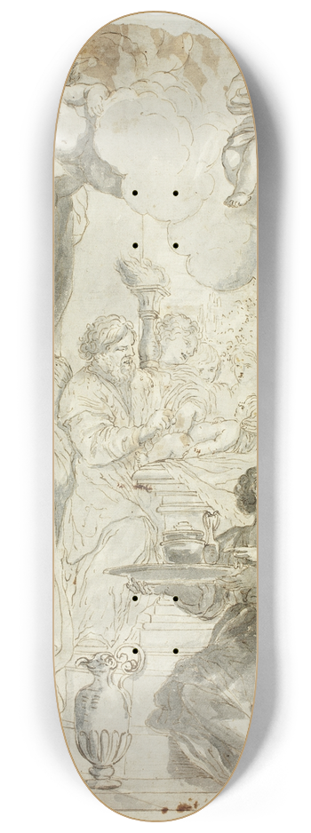 After Ciro Ferri - Circumcision 8.25 inch art skate deck