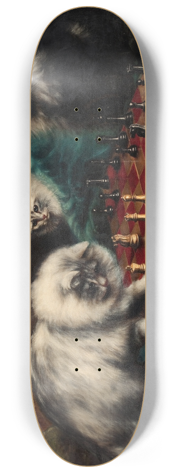 Agnes Augusta Talboys - Checkmate 8.25 inch art skate deck