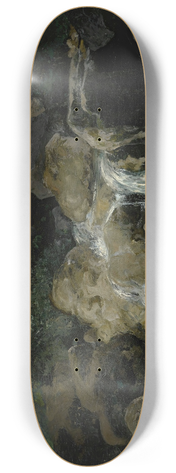 Aim Perret - Hommage  Gustave Courbet 8.25 inch art skate deck