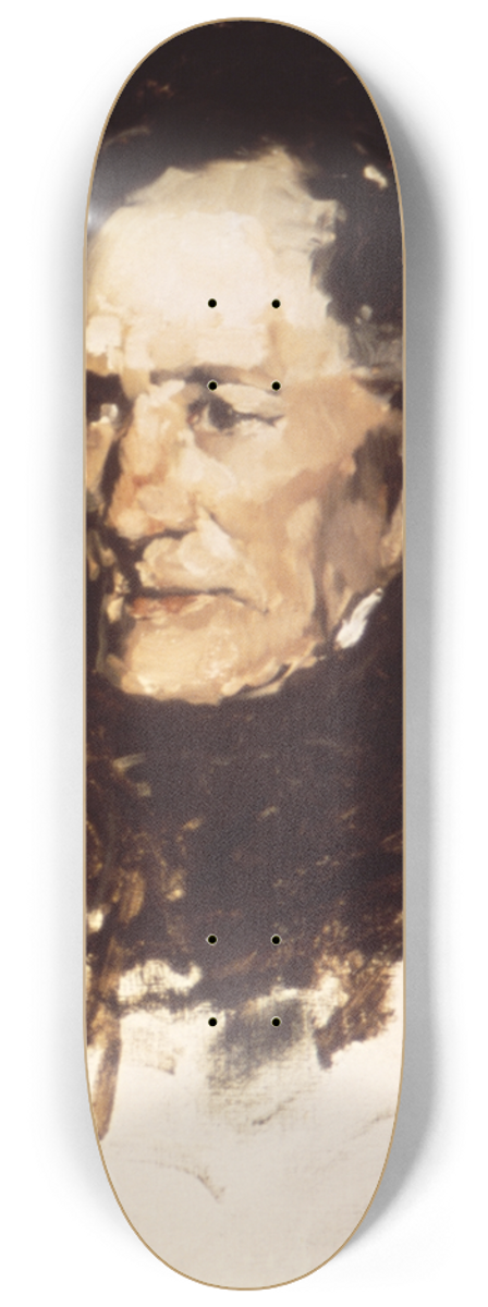 Frank Duveneck - Head of an Old Man 8.25 inch art skate deck