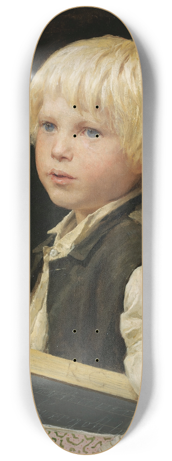 Albert Anker - School Boy 8.25 inch art skate deck