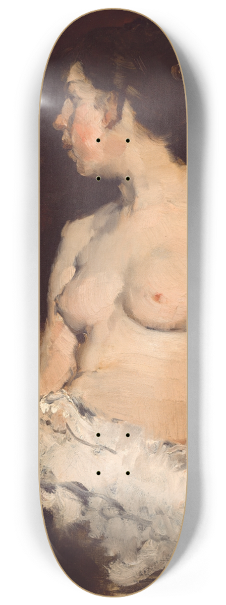 Frank Duveneck - Seated Nude 8.25 inch art skate deck