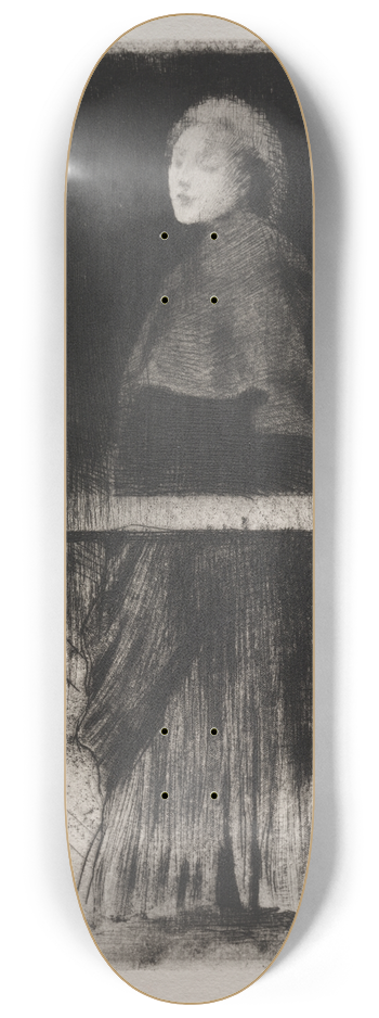 Albert Besnard - Woman with a Cape 8.25 inch art skate deck