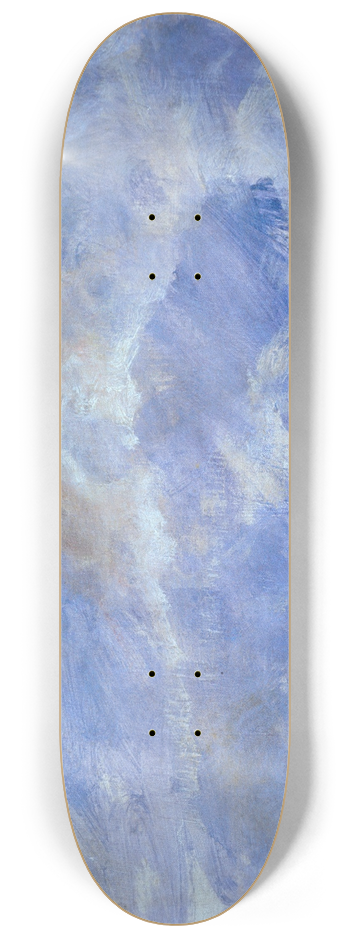 Albert Bierstadt - Cloud Study With Blue Sky 8.25 inch art skate deck
