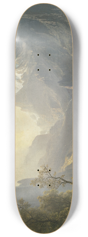 Albert Bierstadt - In the Sierras 8.25 inch art skate deck
