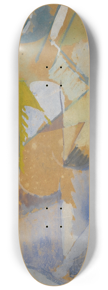 Albert Gleizes - Composition cubiste bleue 8.25 inch art skate deck