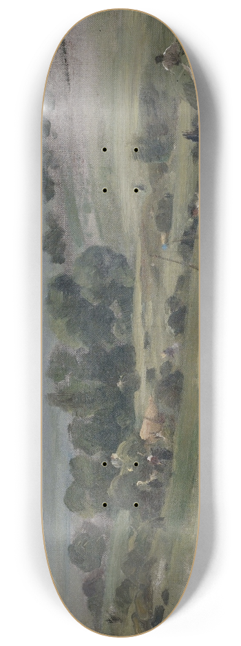Albert Kappis - Heuernte in weiter Landschaft 8.25 inch art skate deck