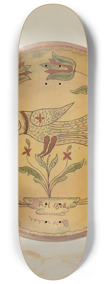 Albert Levone - Pa. German Pie Plate 8.25 inch art skate deck