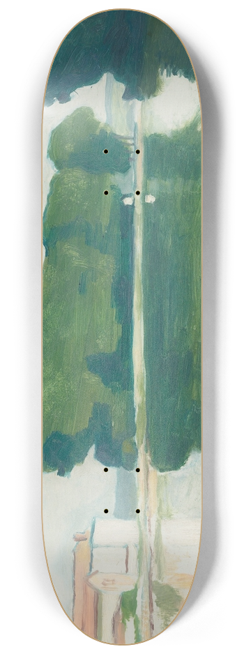 Albert Marquet - Samois, Lile (Les Peupliers) 8.25 inch art skate deck