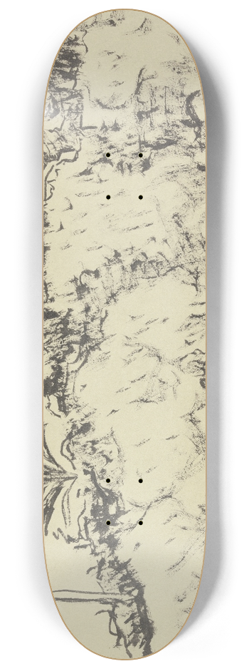 Albert Marquet - Sdliche Hgellandschaft 8.25 inch art skate deck