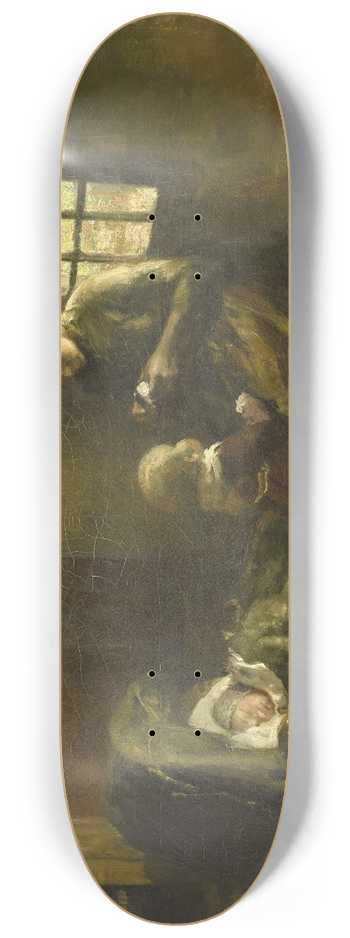 Albert Neuhuys - Bij de wieg 8.25 inch art skate deck