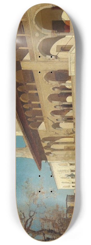 Alberto Pasini - Yeni Cami Mosque, Constantinople 8.25 inch art skate deck
