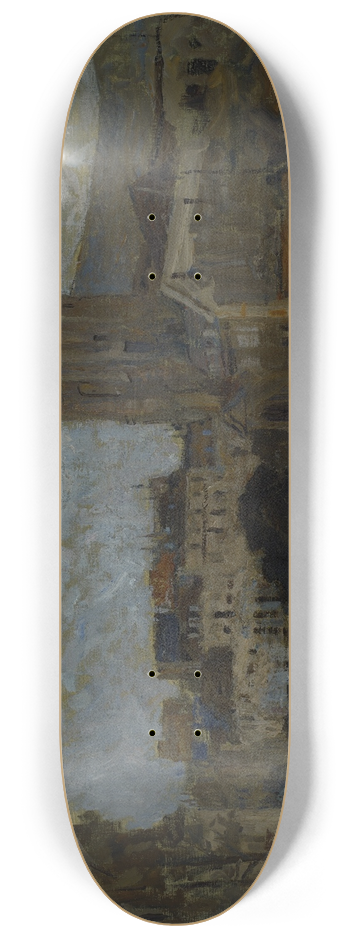 Frank Edwin Scott - Place St. Germain des Pres 8.25 inch art skate deck