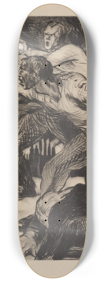 Albert Sterner - Riot 8.25 inch art skate deck