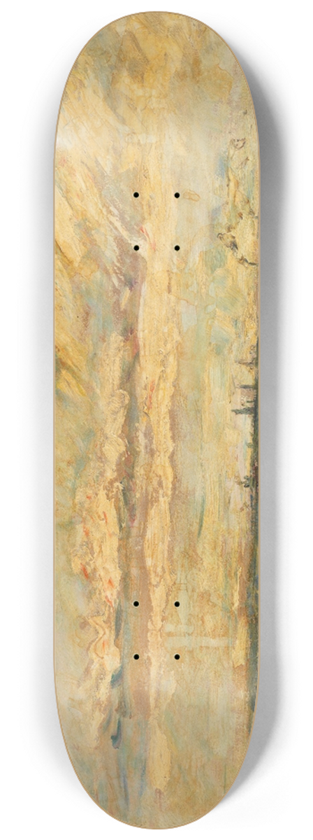 Albert Schiestl-Arding - Landschaft bei Bremerhaven 8.25 inch art skate deck