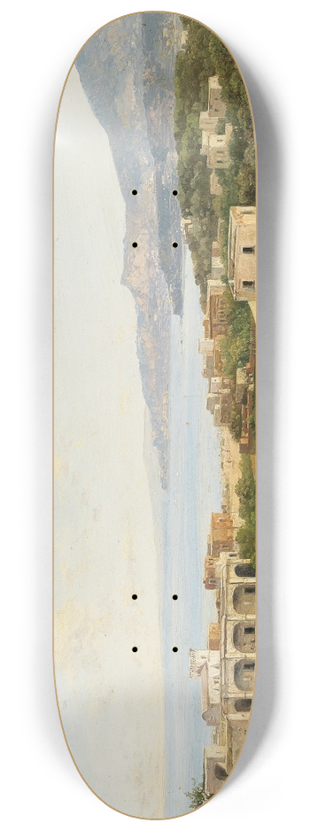 Albert Zimmermann - Scene On Ischia 8.25 inch art skate deck