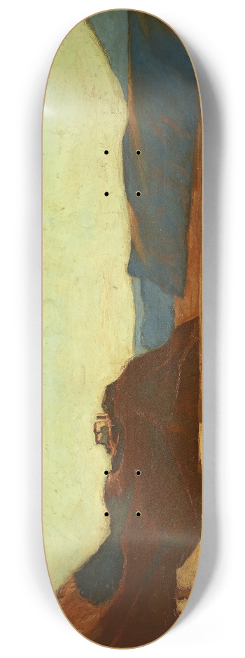 Albin Egger Lienz - Am Kalvarienberg In Bozen 8.25 inch art skate deck