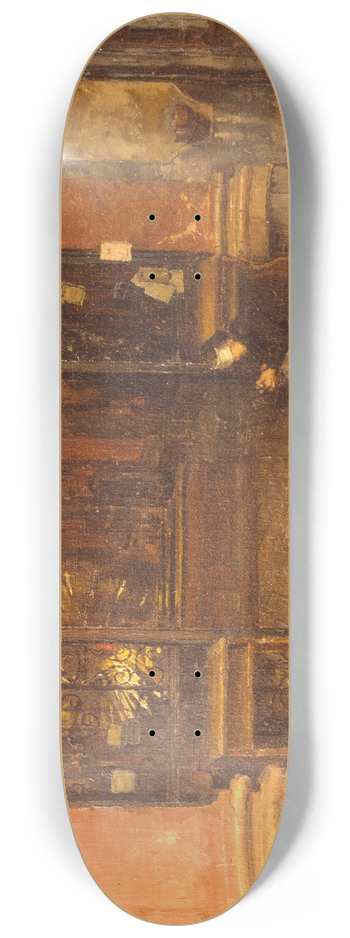 Albin Egger Lienz - Inneres Der Johanneskirche In Mnchen 8.25 inch art skate deck