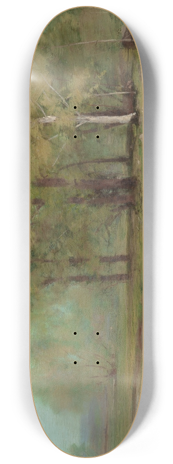 Albion Harris Bicknell - Quiet Stream at a Forests Edge 8.25 inch art skate deck