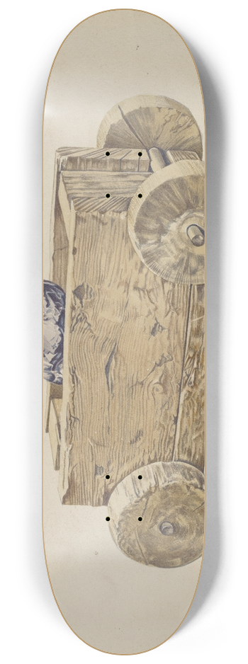 Frank Eiseman - Miners Cart 8.25 inch art skate deck