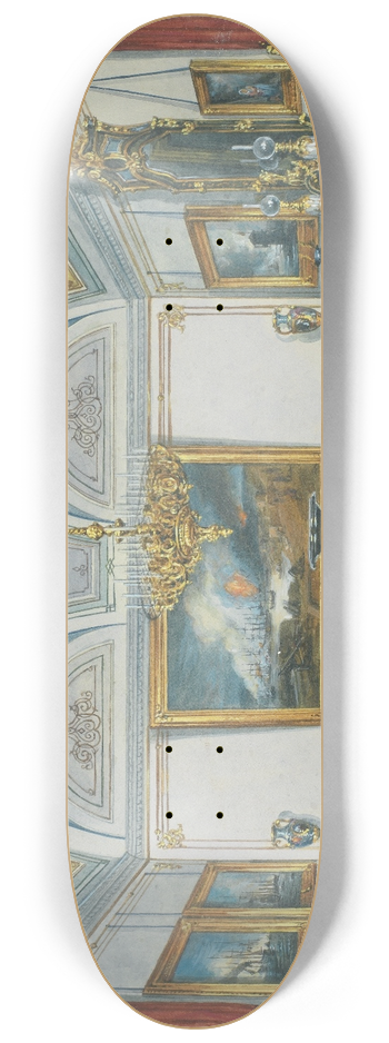 Aleksander Kolb - Winter Palace interior 8.25 inch art skate deck
