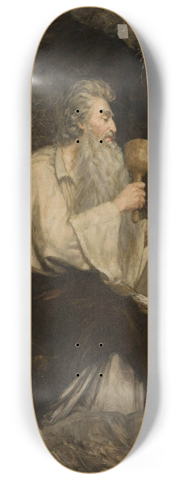 Aleksander Sochaczewski - Moses with Ten Commandments 8.25 inch art skate deck