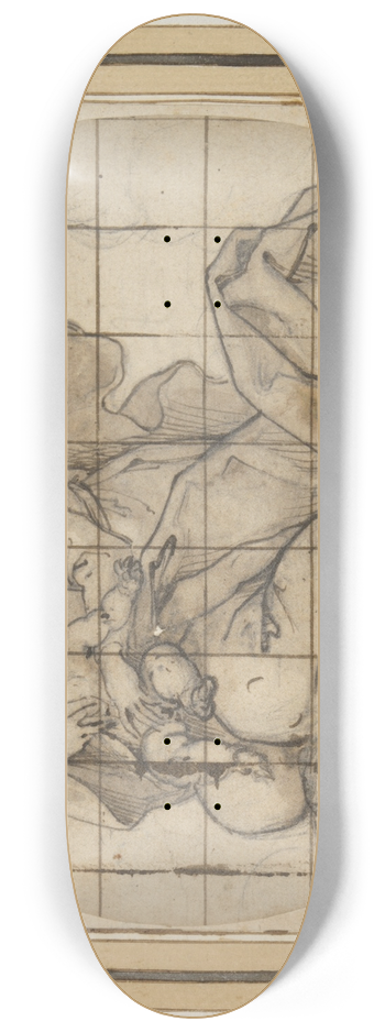 Alessandro Merli - Madonna in theClouds 8.25 inch art skate deck