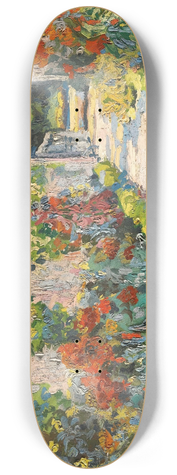 Alexander Altmann - A Sunlit Garden 8.25 inch art skate deck