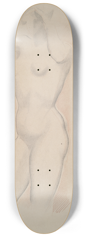 Alexander Archipenko - StandingNude 8.25 inch art skate deck