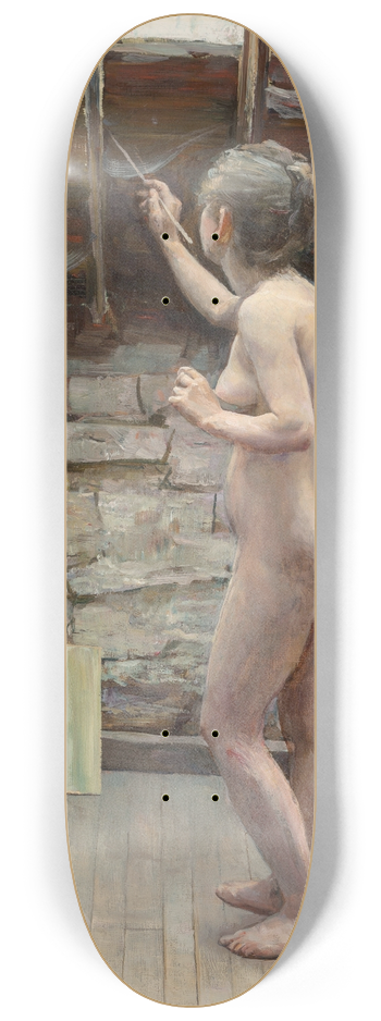 Alexander Harrison - Model Painting 8.25 inch art skate deck