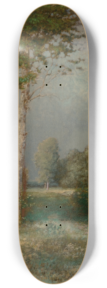 Alexander Helwig Wyant - A Forest Glade 8.25 inch art skate deck
