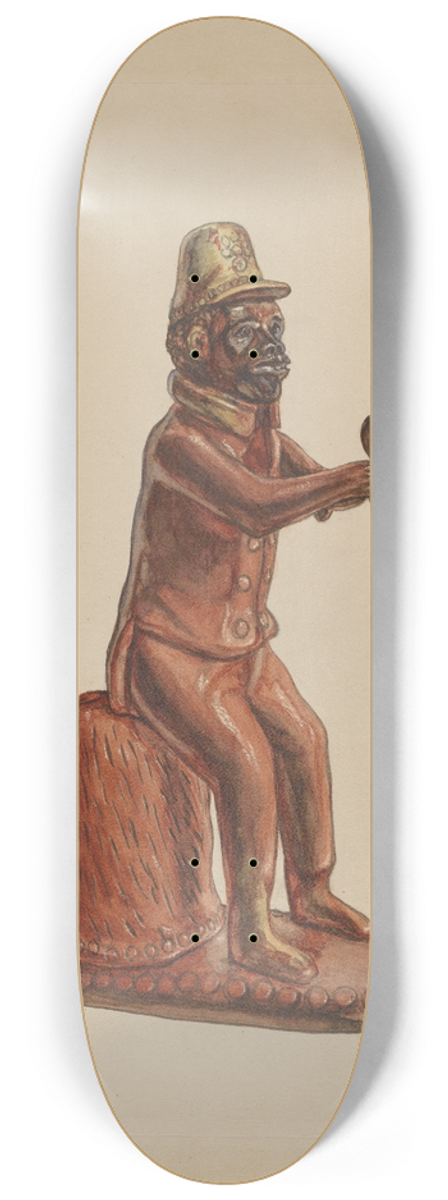 Frank Fumagalli - Monkey Statuette 8.25 inch art skate deck