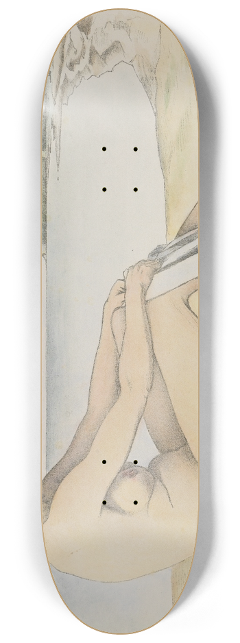 Alexander Kanoldt - Hiddensee III 8.25 inch art skate deck