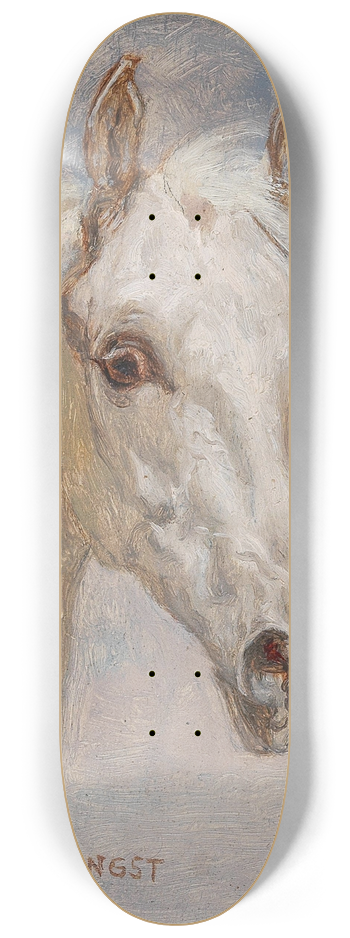 Alexander Pock - Pferdeportrt Calais 8.25 inch art skate deck